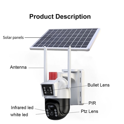 DIY Solar Panel Powered Security Camera with 1080p HD Resolution Solar Camera