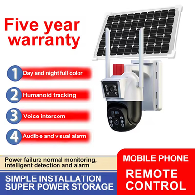 1080P Solar Powered Wireless Pasture Security Camera for Indoor and Outdoor Use