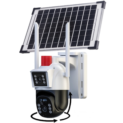 Remotely Control Solar Security Camera with Two Way Audio for Outdoor Surveillance