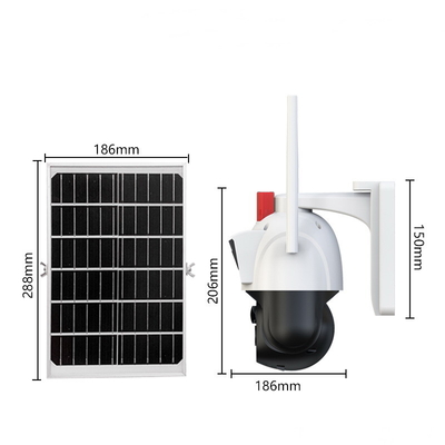1080p Resolution Wireless Video Security Camera Solar Security Camera for Parking Lot