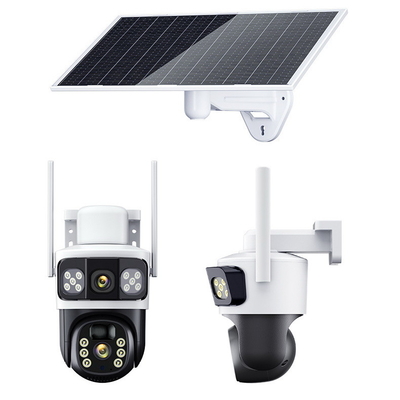 IOS/Android Compatible Solar Power Camera Night Vision Outdoor/Indoor CCTV Camera