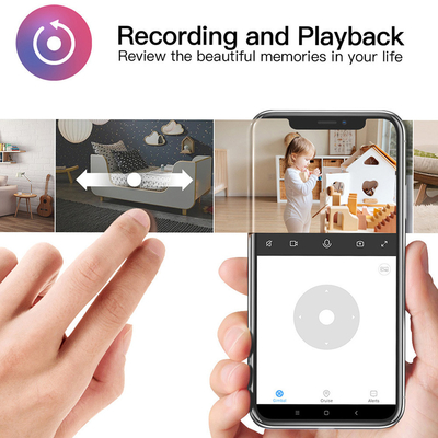 Wireless Baby Camera Monitor with Temperature Sensor and Two Way Audio Monitor
