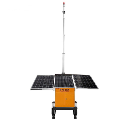 Weatherproof Wireless Mobile Camera Trailer with Remote Access and Night Vision
